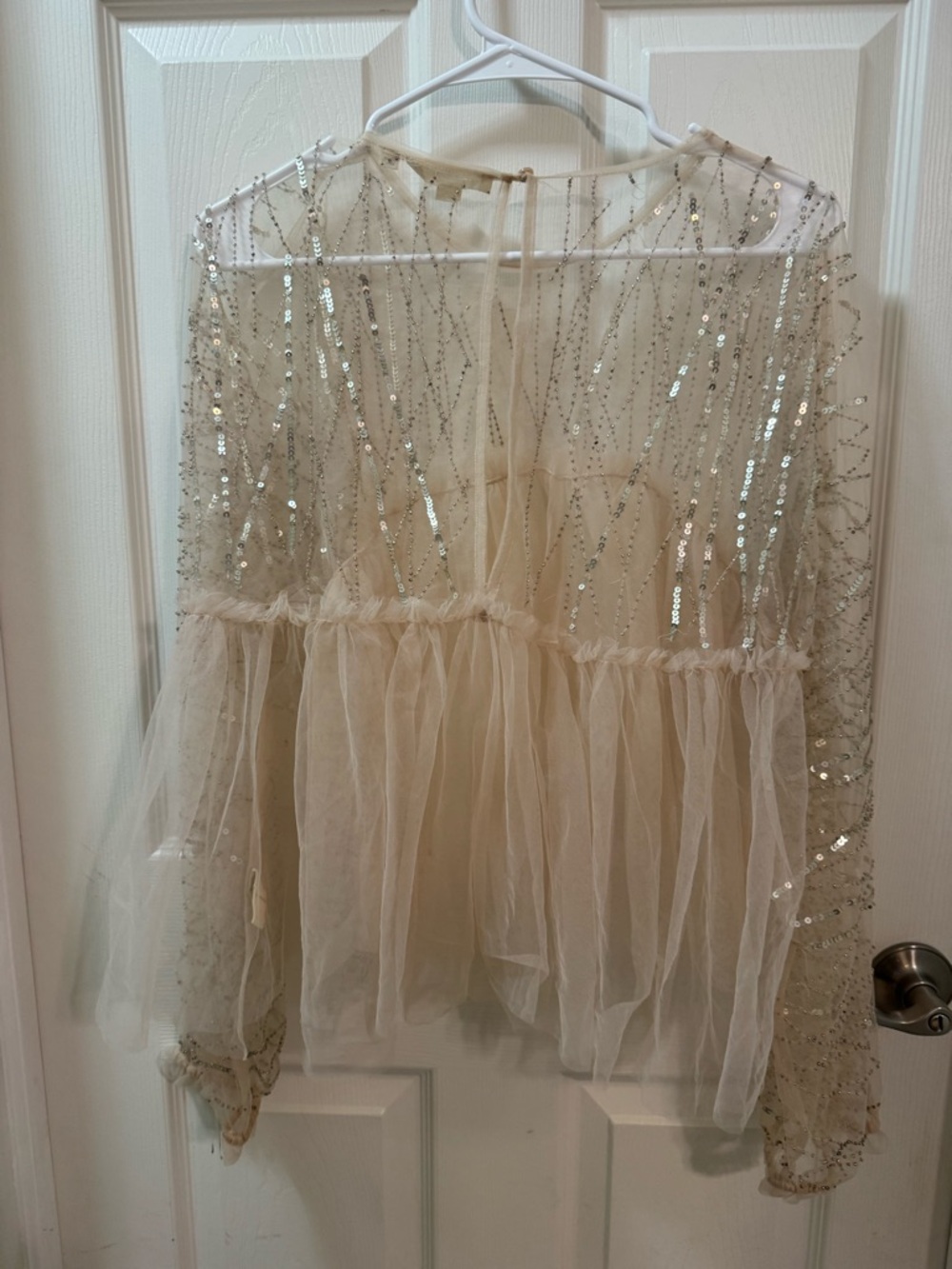 Forever That Girl Embellished
Sheer Top M - Picture 9 of 12